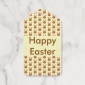 Happy Oaster Bunny Custom Geschenkanhänger (Rückseite)