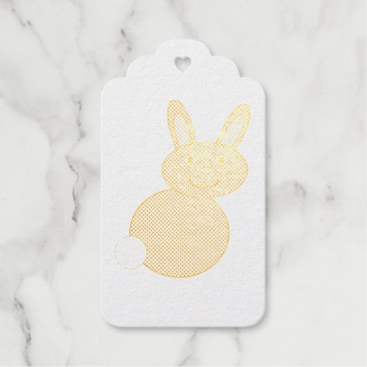 Happy Oaster Bunny Custom Geschenkanhänger (Vorderseite)