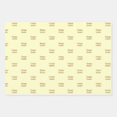 Happy Oaster Bunny Custom Geschenkpapier Set (Vorderseite 3)