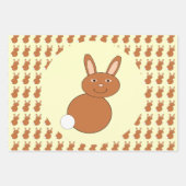 Happy Oaster Bunny Custom Geschenkpapier Set (Vorderseite)