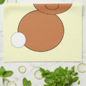 Happy Oaster Bunny Custom Kitchtuch Geschirrtuch (Gefaltet)