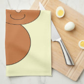Happy Oaster Bunny Custom Kitchtuch Geschirrtuch (Viertel Falte)