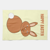 Happy Oaster Bunny Custom Kitchtuch Geschirrtuch (Horizontal)