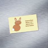 Happy Oaster Bunny Custom Magnetische Visitenkarte (Beispiel)
