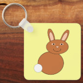 Happy Oaster Bunny Custom Schlüsselanhänger (Vorderseite)