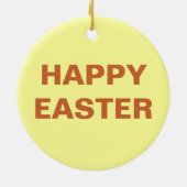 Happy Oaster Bunny Customizable Ornament (Hinten)