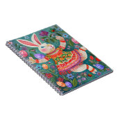 Happy Oaster Bunny Dance Notizblock (Rechte Seite)