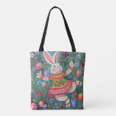 Happy Oaster Bunny Dance Tasche (Rückseite)