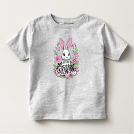 Happy Oaster Bunny (dunkelrosa) Kleinkind T-shirt
