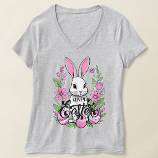 Happy Oaster Bunny (dunkelrosa) T-Shirt
