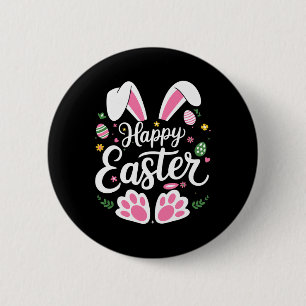 Happy Oaster Bunny Easter Egg Hunt Squad Osterwoch Button