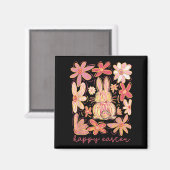 Happy Oaster Bunny Easter Egg Hunt Squad Osterwoch Magnet (Vorderseite/Rückseite)