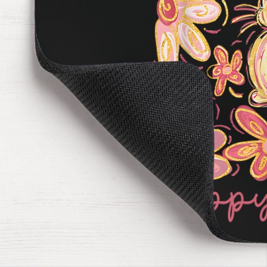 Happy Oaster Bunny Easter Egg Hunt Squad Osterwoch Mousepad (Ecke)