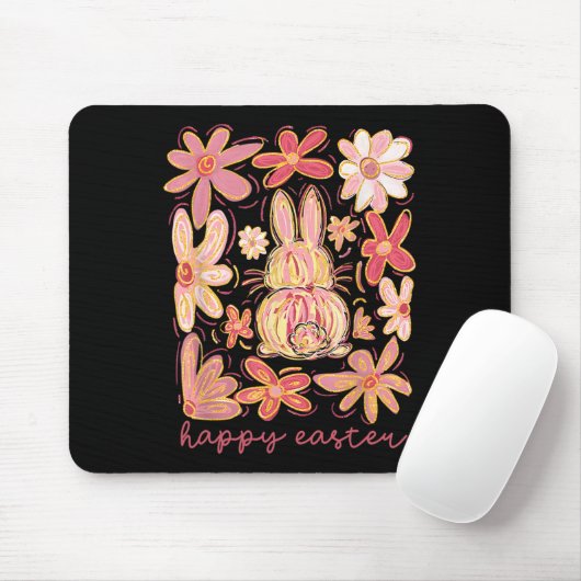 Happy Oaster Bunny Easter Egg Hunt Squad Osterwoch Mousepad (Mit Mouse)