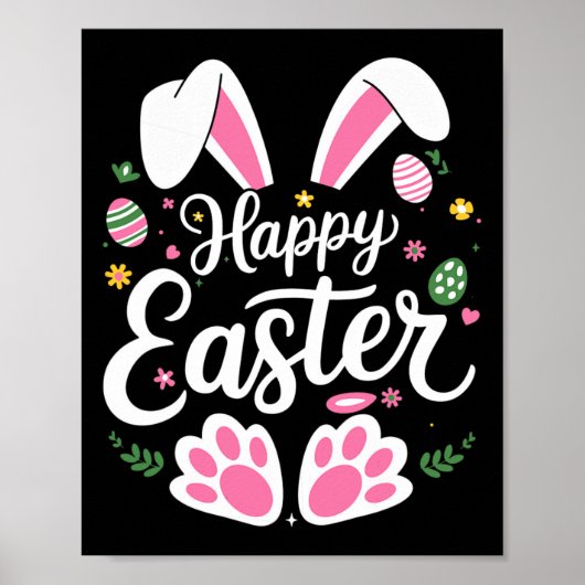 Happy Oaster Bunny Easter Egg Hunt Squad Osterwoch Poster (Vorne)