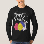 Happy Oaster Bunny Egg Basket 1 T-Shirt (Vorderseite)