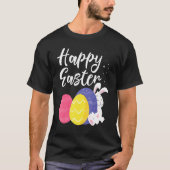 Happy Oaster Bunny Egg Basket 1 T-Shirt (Vorderseite)