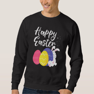 Happy Oaster Bunny Egg Basket Sweatshirt
