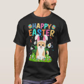 Happy Oaster Bunny Egg Funny Akita Inu Dog Oster T-Shirt (Vorderseite)