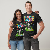 Happy Oaster Bunny Egg Funny Border Collie Dog Eas T-Shirt (Unisex)