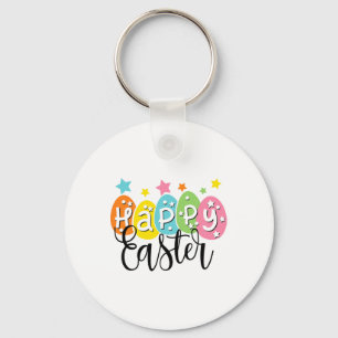Happy Oaster Bunny Egg Hunt Ostertag Shirt Familie Schlüsselanhänger