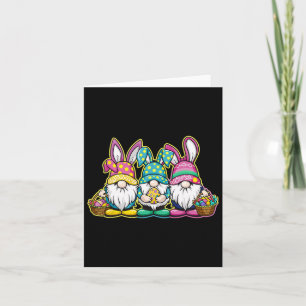 Happy Oaster Bunny Egg Jagen und Bysket Gnome Ea Karte