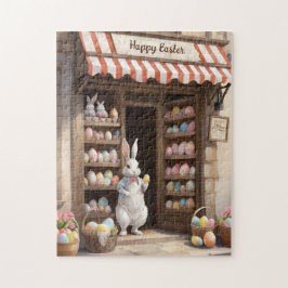 Happy Oaster Bunny Egg Market Wasserfarbe Puzzle