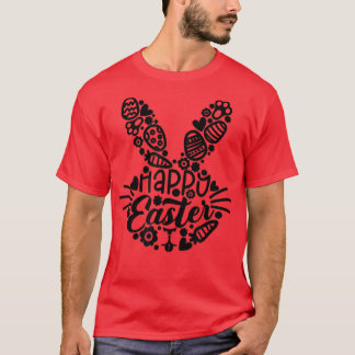 Happy Oaster, Bunny Face Männer Frauen Kinder Nied T-Shirt