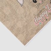 Happy Oaster Bunny Face Neutral Polka Dots Seidenpapier (Ausschnitt)