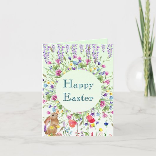 Happy Oaster Bunny Feiertagskarte (Vorderseite)