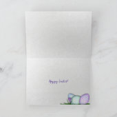 Happy Oaster Bunny Feiertagskarte (Innenseite)