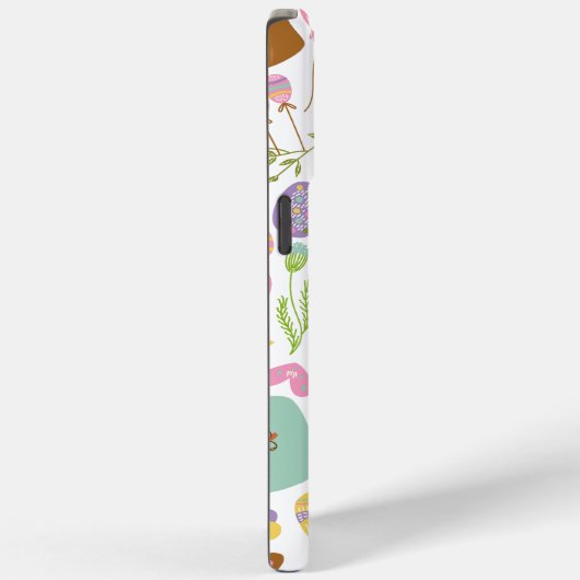 Happy Oaster Bunny Floral Pattern Case-Mate iPhone Hülle (Rückseite / Rechts)