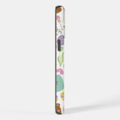 Happy Oaster Bunny Floral Pattern iPhone Hülle (Rechte Seite)