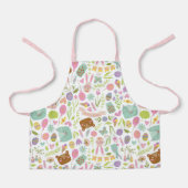 Happy Oaster Bunny Floral Pattern Schürze (Vorderseite)