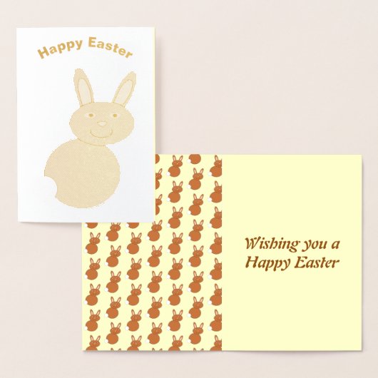 Happy Oaster Bunny Foil Card Folienkarte (Anzeige)