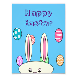 Happy Oaster Bunny Fotodruck