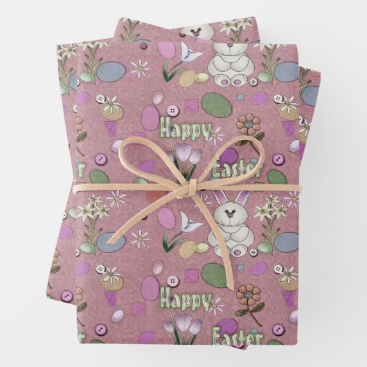 Happy Oaster Bunny Geschenkpapier Set (Beispiel)