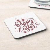 Happy Oaster Bunny Getränkeuntersetzer (Linke Seite)