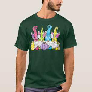 Happy Oaster Bunny Gnome Ostereier Jagen Niedlich T-Shirt