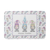 Happy Oaster Bunny Gnomes Badematte (Vorderseite)