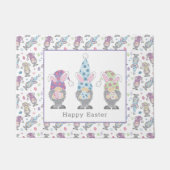 Happy Oaster Bunny Gnomes Fußmatte (Vorderseite)