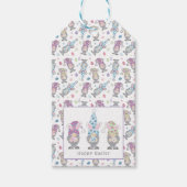 Happy Oaster Bunny Gnomes Geschenkanhänger (Vorderseite)