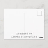 Happy Oaster Bunny Gnomes Postkarte (Rückseite)