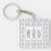 Happy Oaster Bunny Gnomes Schlüsselanhänger (Vorderseite)