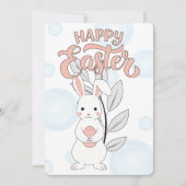 Happy Oaster Bunny Grußkarte Feiertagskarte (Vorderseite)