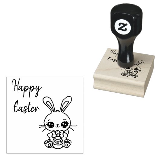 Happy Oaster Bunny Gummistempel (Stempel)