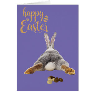 Happy Oaster Bunny Hintern Schwanz Brown Jelly Bea