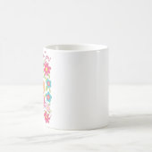Happy Oaster Bunny Illustration Kaffeetasse (Mittel)