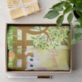 Happy Oaster Bunny Illustration Seidenpapier (Geschenk)