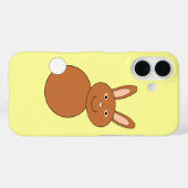 Happy Oaster Bunny iPhone Case (Rückseite (Horizontal))
